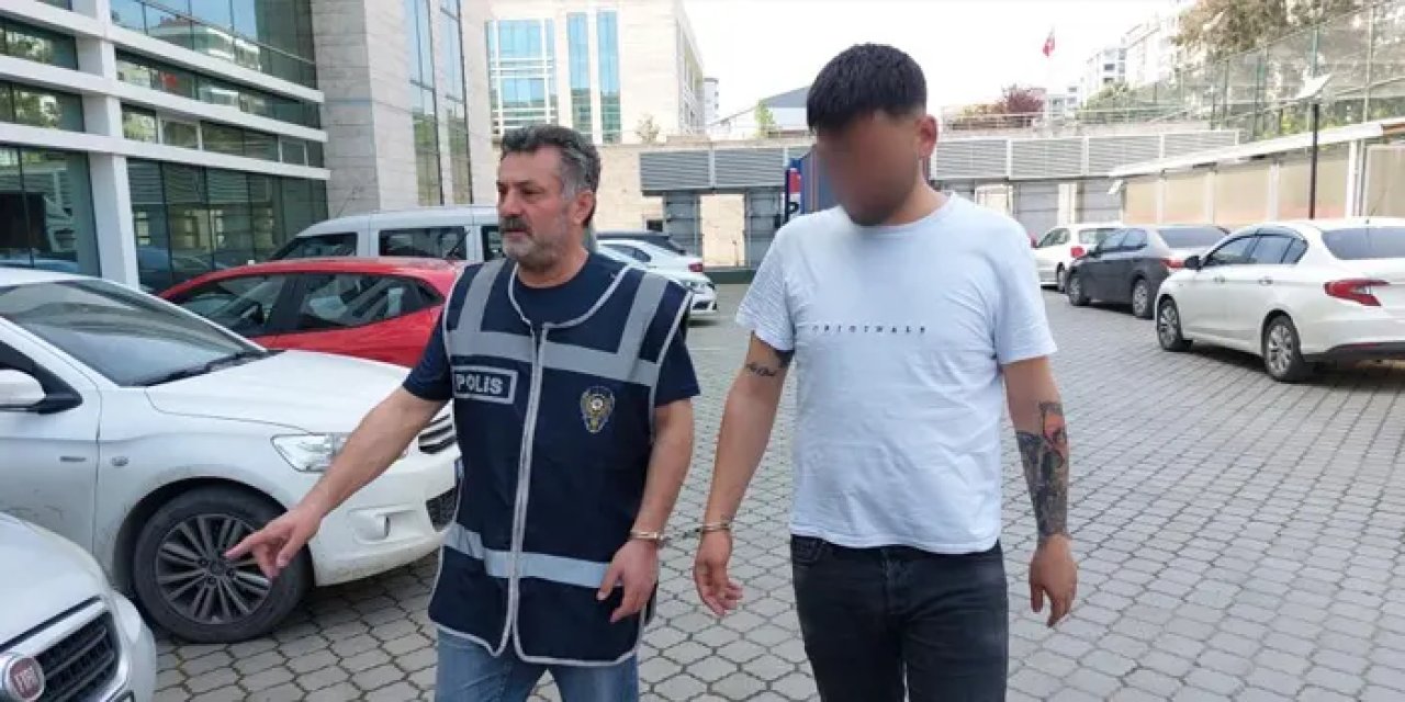 Samsun'da annesine bıçak çekti! Mahkemece tutuklandı