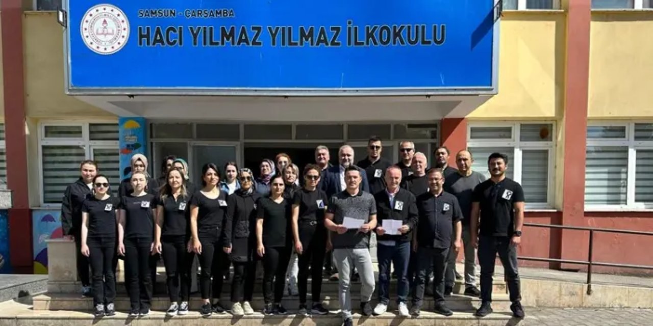 Samsun'da öğretmenlerden protesto! Derse girmediler