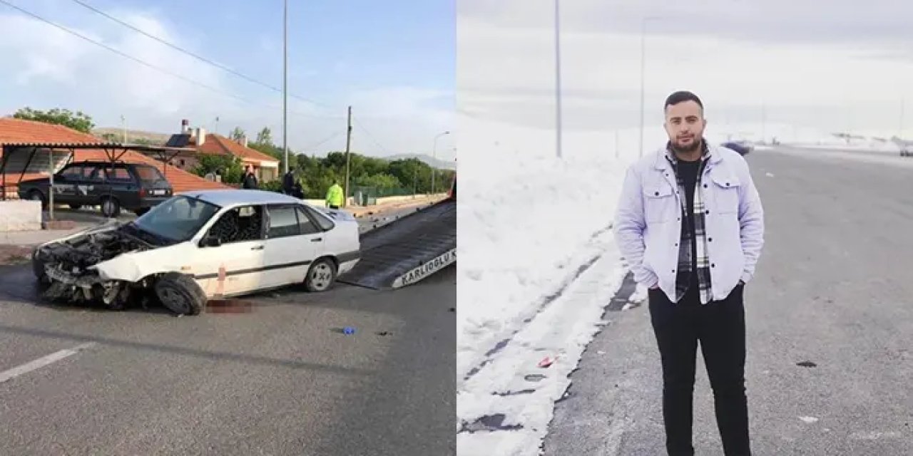 Kırşehir'de otomobil istinat duvarına çarptı! 1 ölü