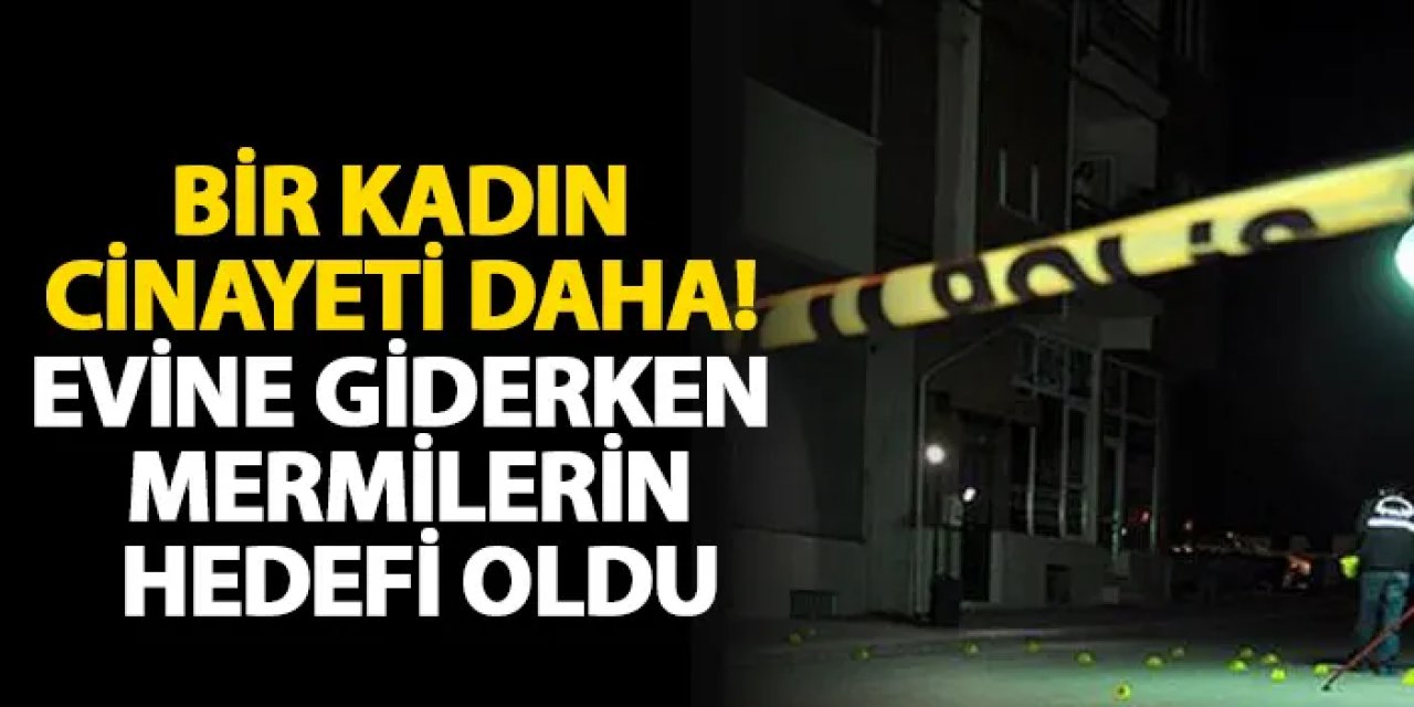 Aydın'da bir kadın cinayeti daha! Evine giderken mermilerin hedefi oldu