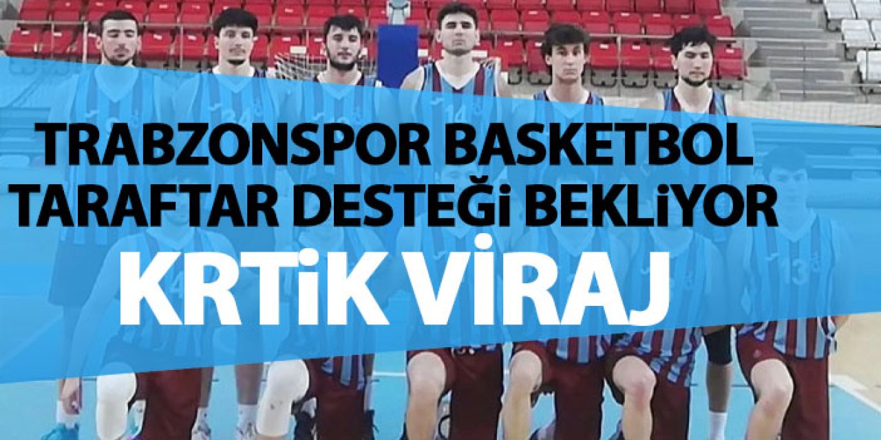 Trabzonspor Basketbol kritik virajda! Taraftarlar desteği çağrısı