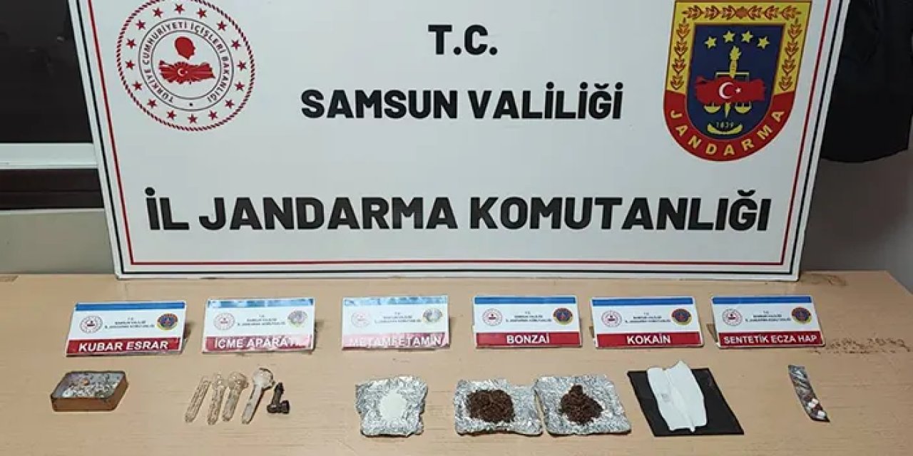 Samsun'da uyuşturucu operasyonu! 1 gözaltı