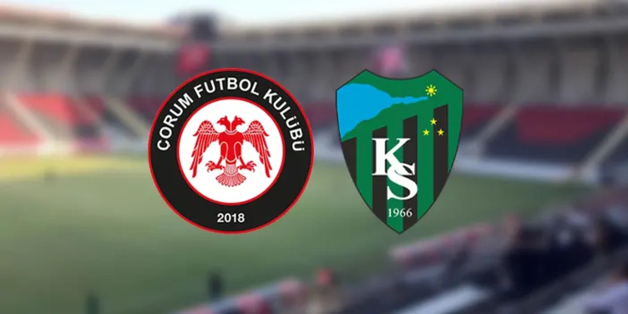 Çorumspor - Kocaelispor play-off maçı ne zaman, hangi kanalda?