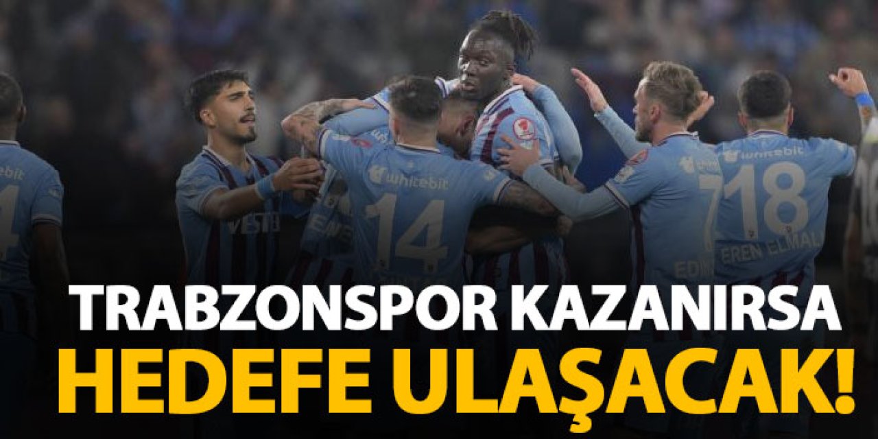 Trabzonspor Süper Lig'e nokta koymak istiyor!