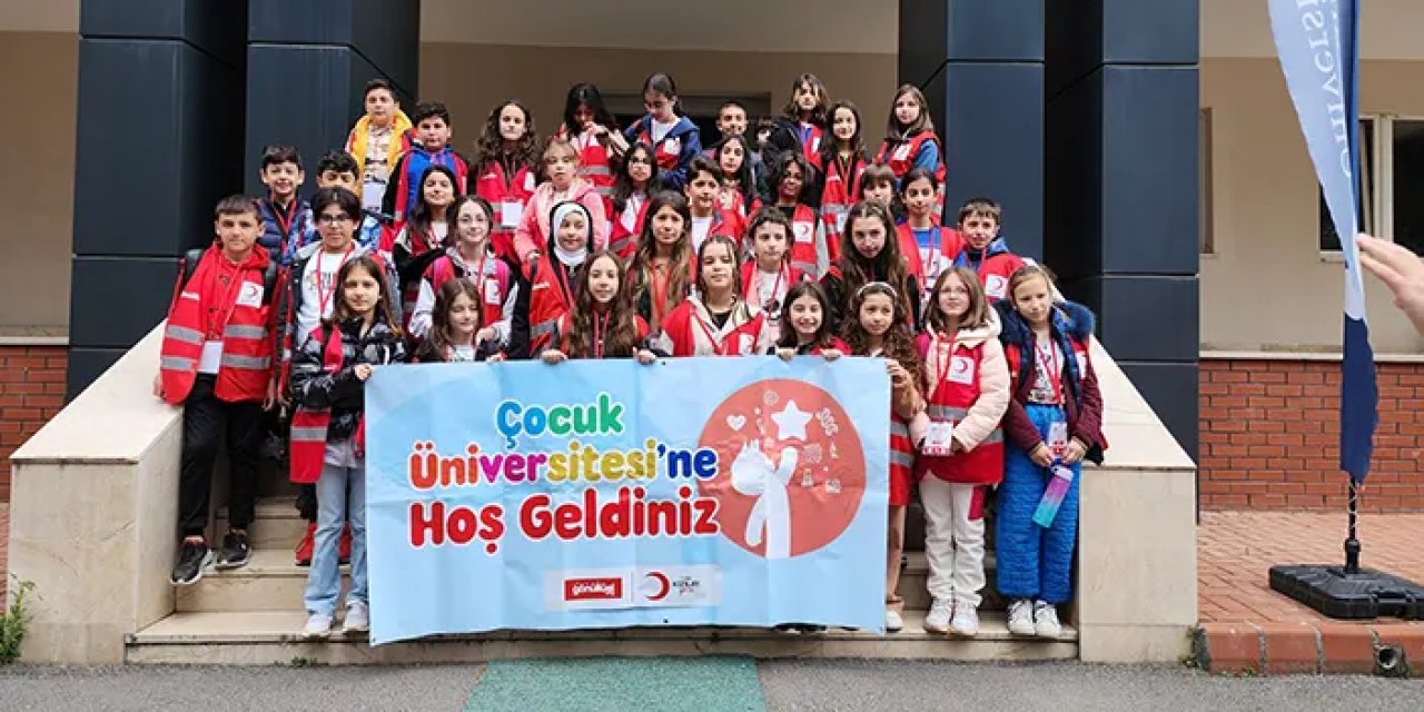 Samsun'da Çocuk Üniversitesi projesiyle çocuklar kampüs hayatını deneyimledi