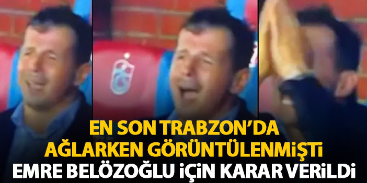 Trabzonspor maçı sonu oldu! Emre Belözoğlu resmen açıklandı