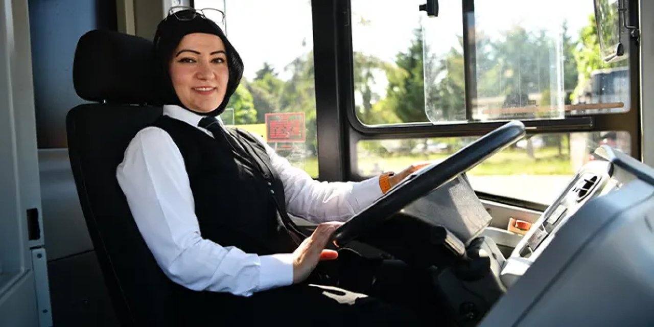 Samsun’un Nazime kaptanı, otobüs şoförü olarak çalışıyor