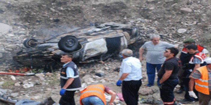 Tokat'ta kaza: 3 ölü 1 yaralı