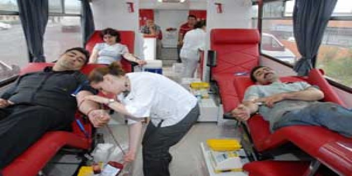 Trabzon'da kan bağışına ilgi