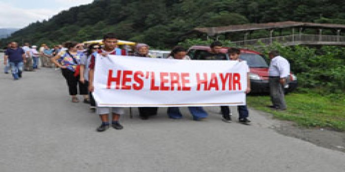 Trabzon'da Hes Karşıtı Protesto