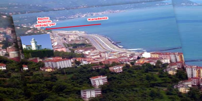 Trabzon'da denize hasret fener