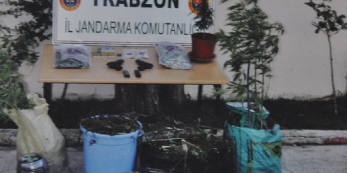 Jandarma Trabzon’da kaçakçı avında
