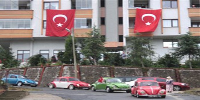 Trabzonlu Şehit'in evine  ziyaret