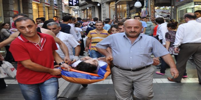 Trabzon'da genç kızın başına pencere düştü