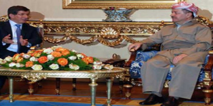 Bakan Davutoğlu, Barzani ile görüştü