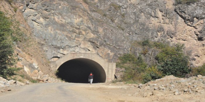 Trabzon'da korku tüneli