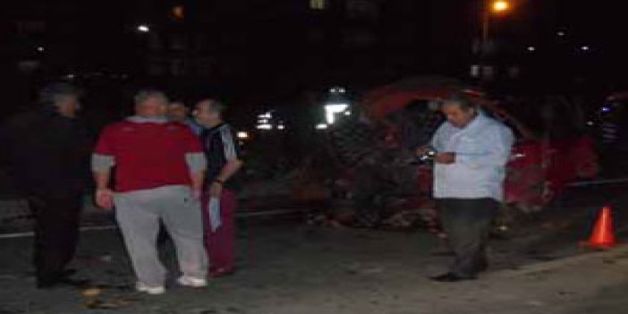 Trabzon’un Arsin ilçesinde Trafik kazası