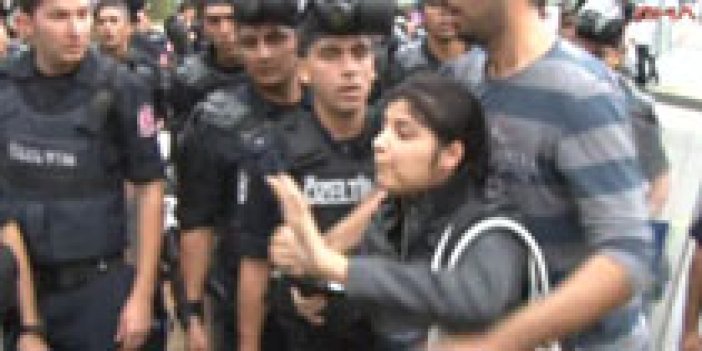 Gözaltına alınan BDP'li kadın tehdit etti
