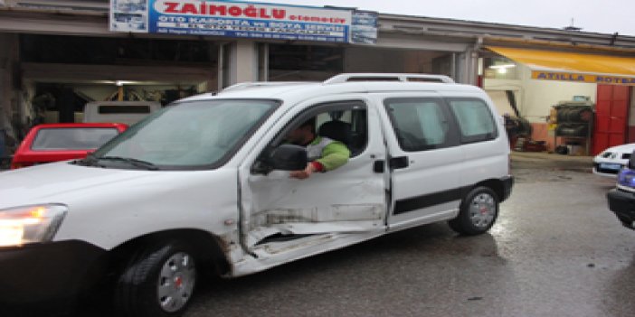 Samsun Bafra'da trafik kazası