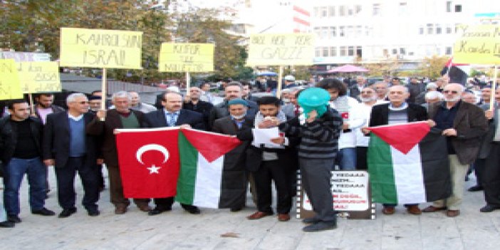 Trabzon'da saldırıya protesto