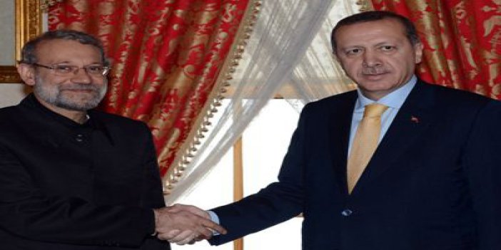 Erdoğan İran Meclis Başkanı ile görüşüyor