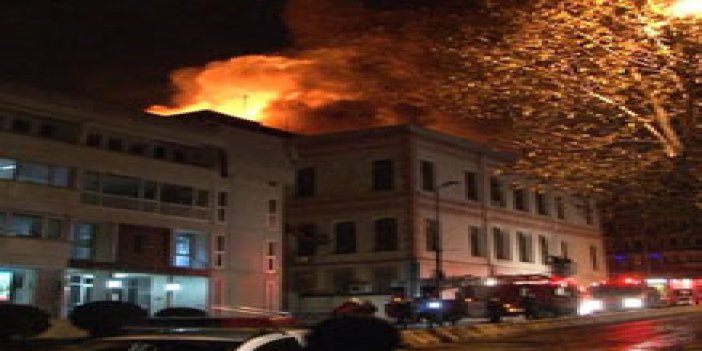 İl Milli Eğitim Müdürlüğü binasında yangın