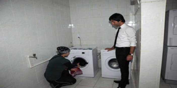 Trabzon'da ücretsiz çamaşırhane