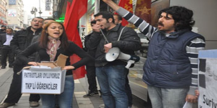 Trabzon'da Patriot Protestosu