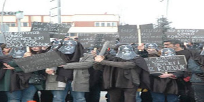 ODTÜ'de ilginç protesto!