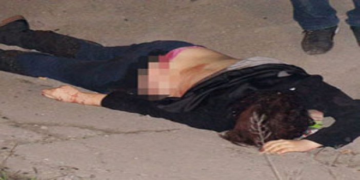 Yol kenarına atılmış bir kadın cesedi !