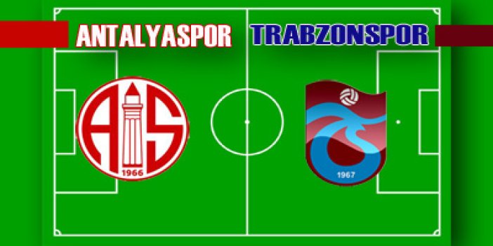 Trabzon 7 maçtır Antalya'yı yenemedi