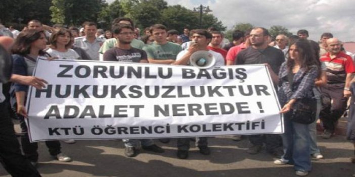Zorla 'bağış'a YÖK'ten ceza: Kınama!