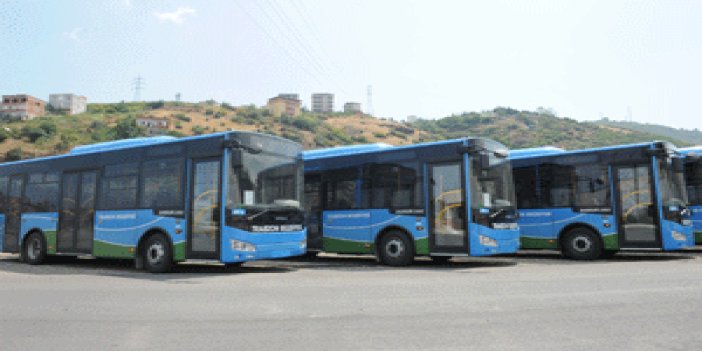 Trabzon Belediyesine 10 yeni otobüs