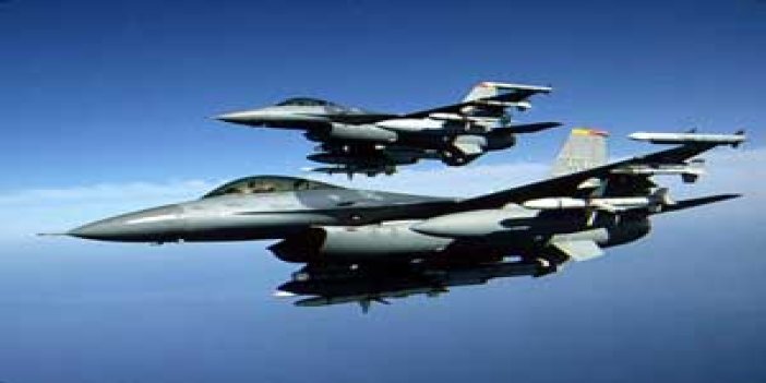 F-16 uçakları kamplarda 25 hedefi vurdu