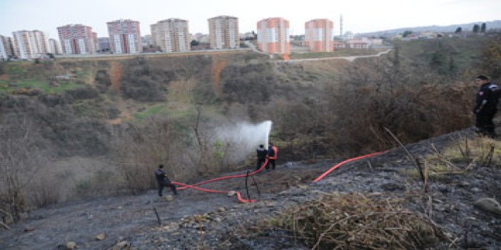 Trabzon'da peş peşe yangın