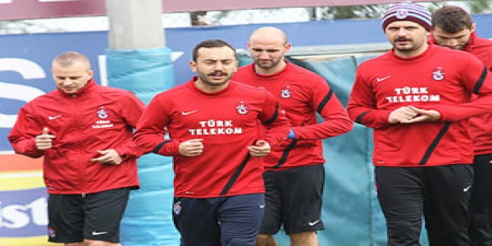 Trabzonspor'da antrenmanlar tamam