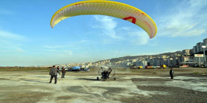 Trabzon'da yamaç paraşütüne ilgi artıyor