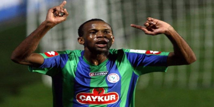 Nijeryalı futbolcu Rize'ye döndü