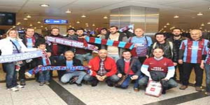 Trabzonspor taraftarları Zürih'e gitti