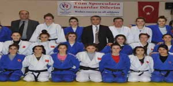 Bayan Judo Milli takımı Trabzon'da