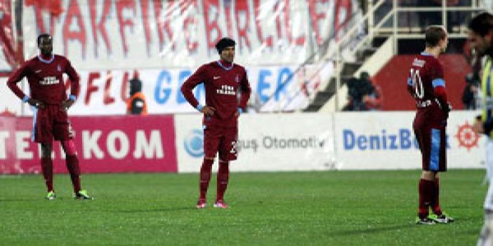Trabzonspor'da kan değişikliği fayda sağlamadı