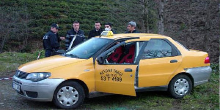 Of'ta taksi şoförü öldürüldü