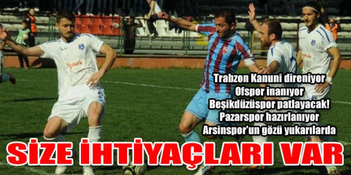 Trabzon amatör'ünün size ihtiyacı var