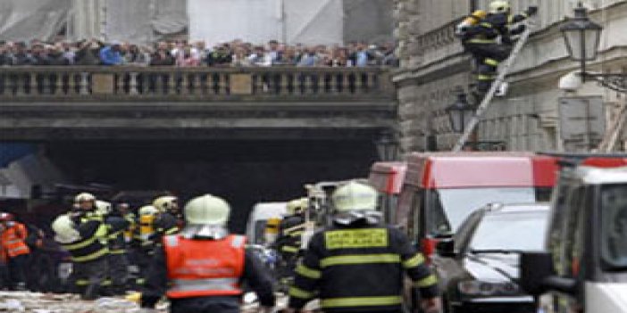 Prag'da şiddetli patlama