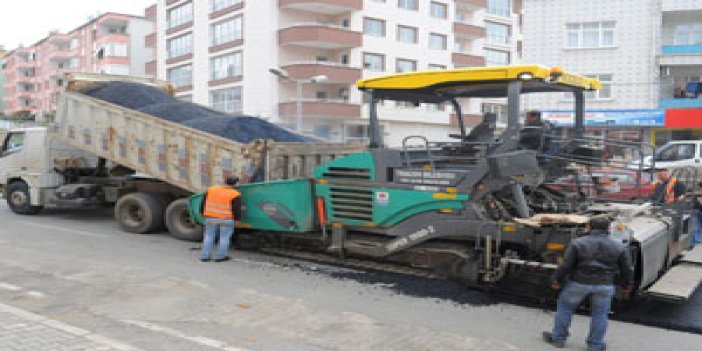 Trabzon Belediyesi asfalt sezonunu açtı