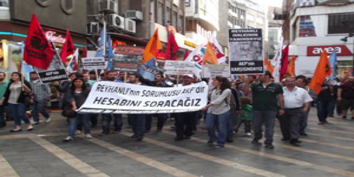 Trabzon'da Reyhanlı protestosu