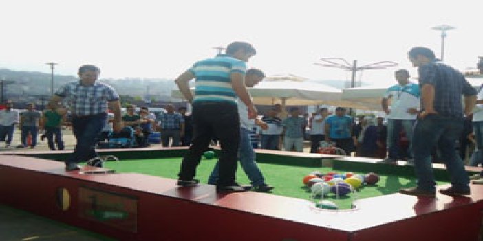 Trabzon'da Ayak Bilardosu Turnuvası
