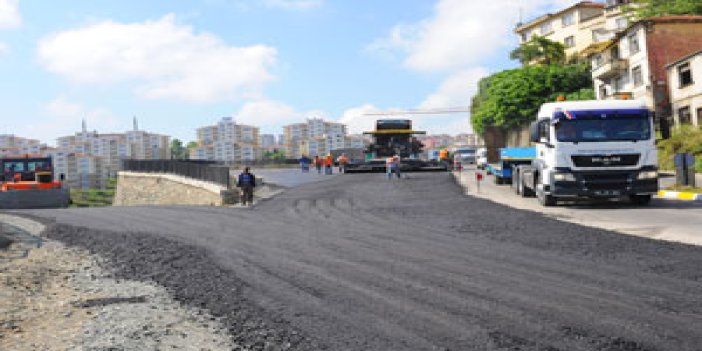 Trabzon Erdoğdu Yolu asfaltlandı