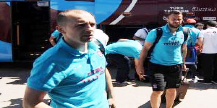 Trabzonspor kafilesi Ankara'da