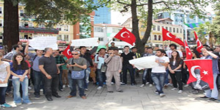 Rize'de 'Gezi Parkı' eylemi